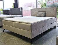 Boxspringbett 180x200 Samt Stoff Beige Bettkasten Topper Neu Nordrhein-Westfalen - Oberhausen Vorschau