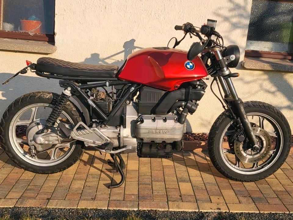 Motorrad BMW K75 Scrambler Caferacer in Ziegenrück