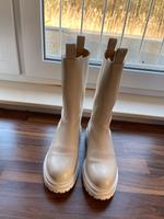 Modische KMB Leder Stiefel beige Größe 39 Bielefeld - Brake Vorschau
