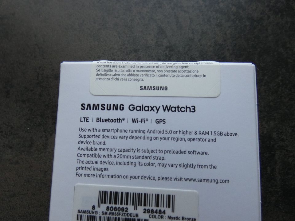 Samsung Galaxy Watch3 LTE 41mm mystic bronze in Bad Dürkheim