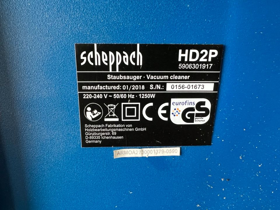 Scheppach Staubsauger HD2P Vacuum Cleaner in Vacha