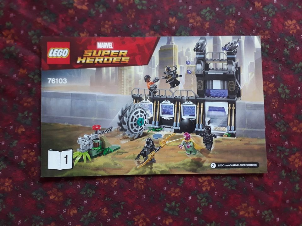 Bauanleitungen 1-3 von Lego Marvel Nr. 76103 in Grabfeld