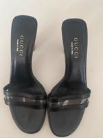 Gucci Damen Sandalen Gr 37,5 Leder Nordrhein-Westfalen - Oberhausen Vorschau
