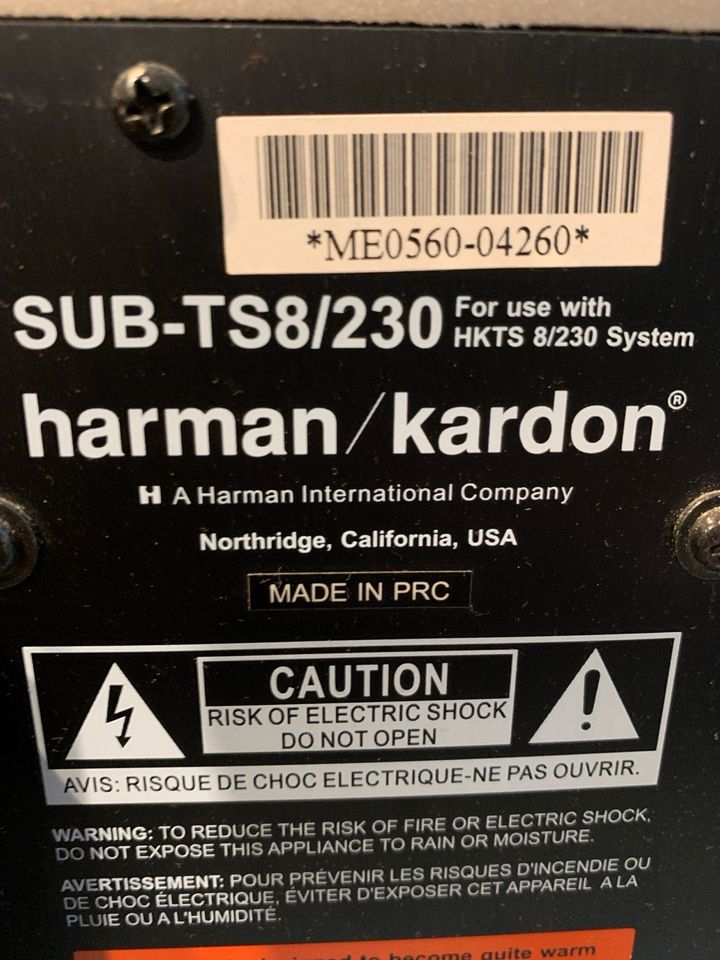 Harman/Kardon Sub TS8/230 in Lemgo