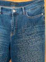 Marc Cain Jeans N5/42 blau mit Leomuster Sachsen - Pirna Vorschau