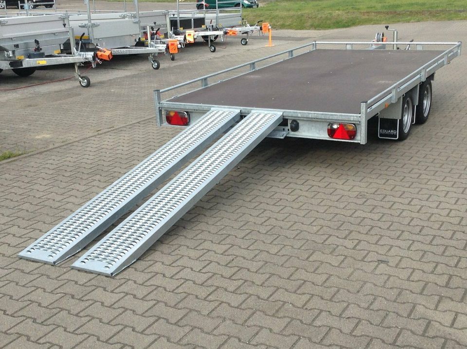 ⭐Eduard Auto Transporter 3000kg 406x200cm Reling Rampe Winde 63 S in Schöneiche bei Berlin