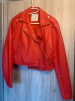 Crop Lederjacke rot Gr. S damen pull & bear Hansestadt Demmin - Demmin Vorschau