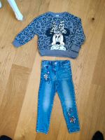 Next Outfit Pulli Jeans Gr 110 Mädchen Pailletten Minnie Maus 5J Hessen - Schwalbach a. Taunus Vorschau