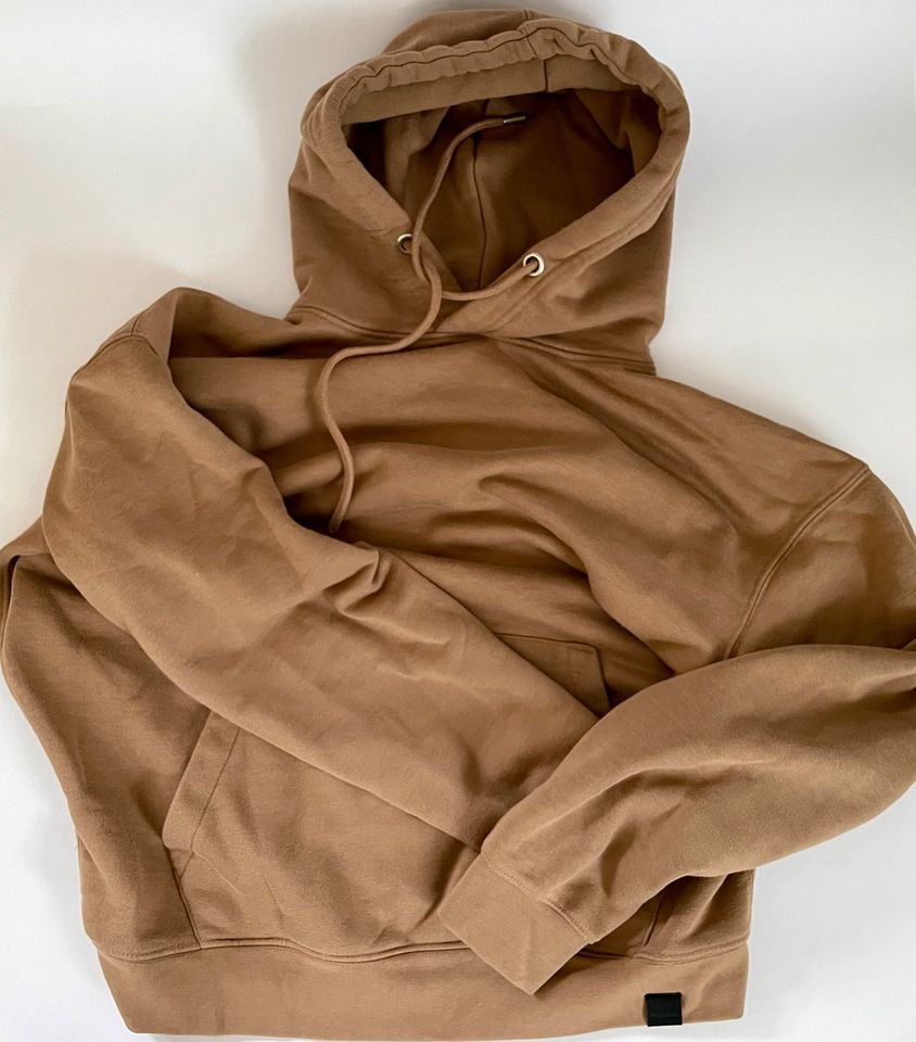 Pull and Bear brauner Hoodie S Oversized in Lorch