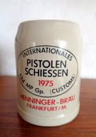 Bierkrug Henninger Bräu FfM Internat. Pistolenschießen 1975 Nordrhein-Westfalen - Erftstadt Vorschau