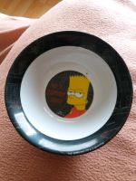 Für Sammler Müslischale aus Porzellan schwarz-weiß, Bart Simpson Niedersachsen - Herzberg am Harz Vorschau