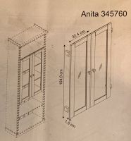 Vitrinentüren Holz/Glas - Serie „Lillehammer“ (Anita) Home24 Brandenburg - Seelow Vorschau