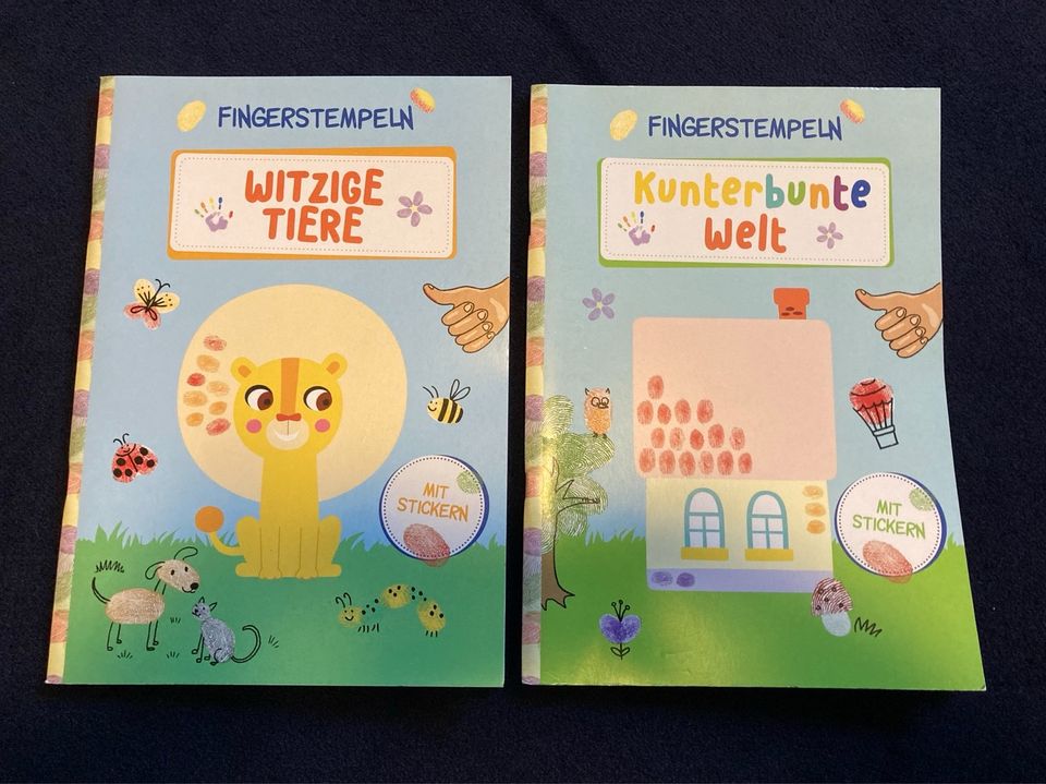 Fingerstempeln, Witzige Tiere und Kunterbunte Welt, neu in Achim