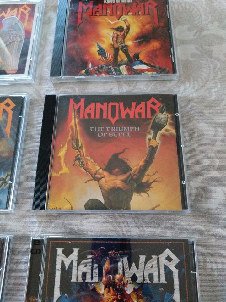 7 CDs Manowar Warriors of the world heavy Kings of metal in Berlin