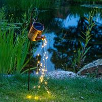 LED Solar Gießkanne Solarlampe Deko Lichterkette 37 LEDs NEU Niedersachsen - Edewecht Vorschau