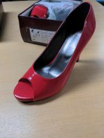 Lack Peeptoes Pumps High Heels Rot Gr 40 Schleswig-Holstein - Kiel Vorschau