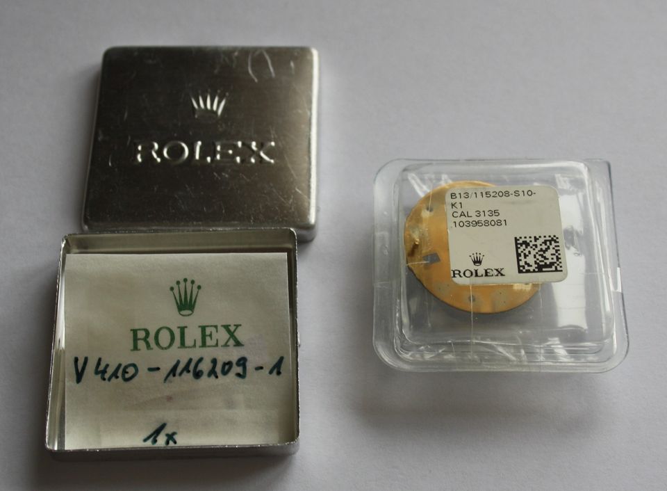 ROLEX DATE 34 ZIFFERBLATT Schwarz mit 4 Brillanten Ref.: 115200 in Oberderdingen