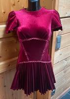 Asos - Plissiertes Samt Kleid mit Rückenausschnitt- Gr 34 - Neu! Berlin - Wilmersdorf Vorschau