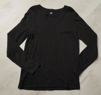 H&M Longsleeve Langarmshirt Oberteil schwarz Größe 134/140 Bayern - Grettstadt Vorschau