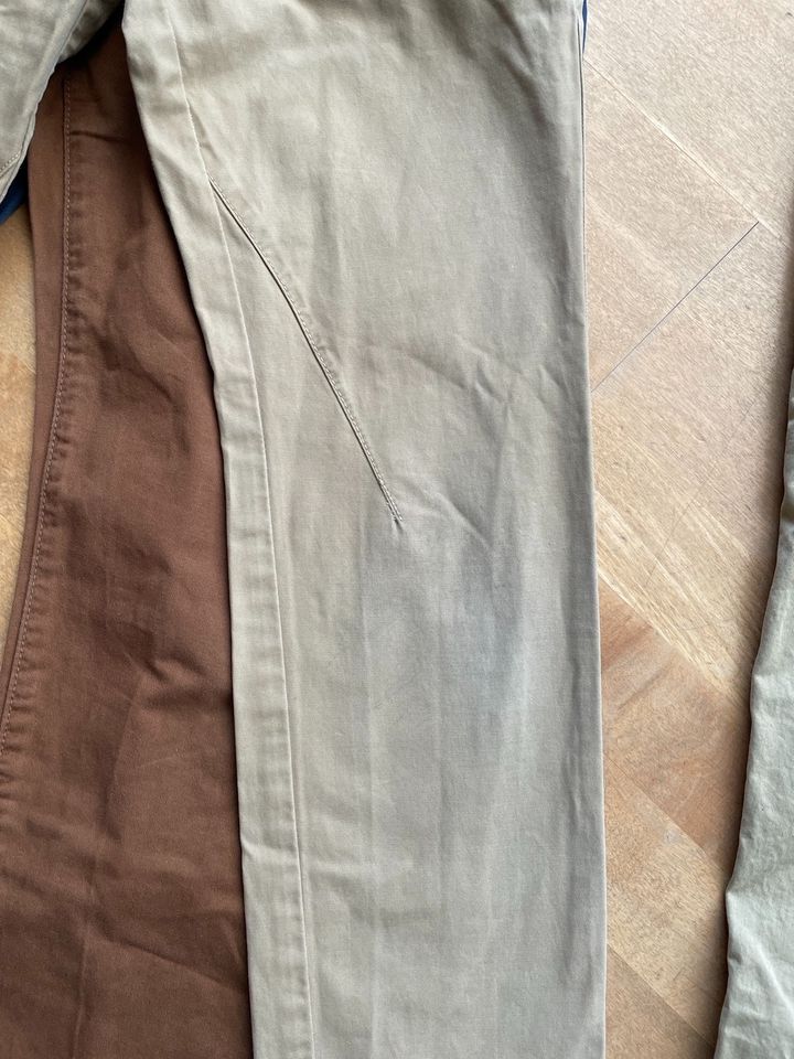 4x Hosenpaket Esprit Tom Tailor Tchibo 152 beige Braun Blau in Mönchengladbach