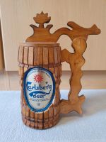 Carlsberg Krug DDR Holz Glas Brandenburg - Luckenwalde Vorschau