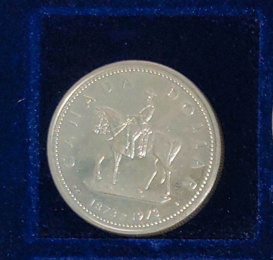 1973 1$, Reiter Kanada Dollar, Royal Canadian Mounted Police in Stuttgart