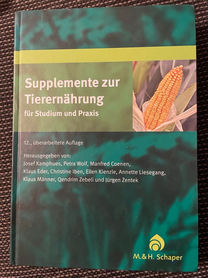 Buch Supplemente zur Tierernährung für Studium und Praxis NEU in Bückeburg
