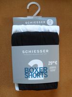 Schiesser Boxershorts Gr. 4 - Doppelpack - schwarz+weiß/NEU Niedersachsen - Osnabrück Vorschau