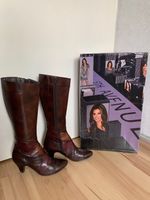 Stiefel * CINDY CRAWFORD * Hochschaft * braun * rot * Gr. 37 Hessen - Kirchhain Vorschau