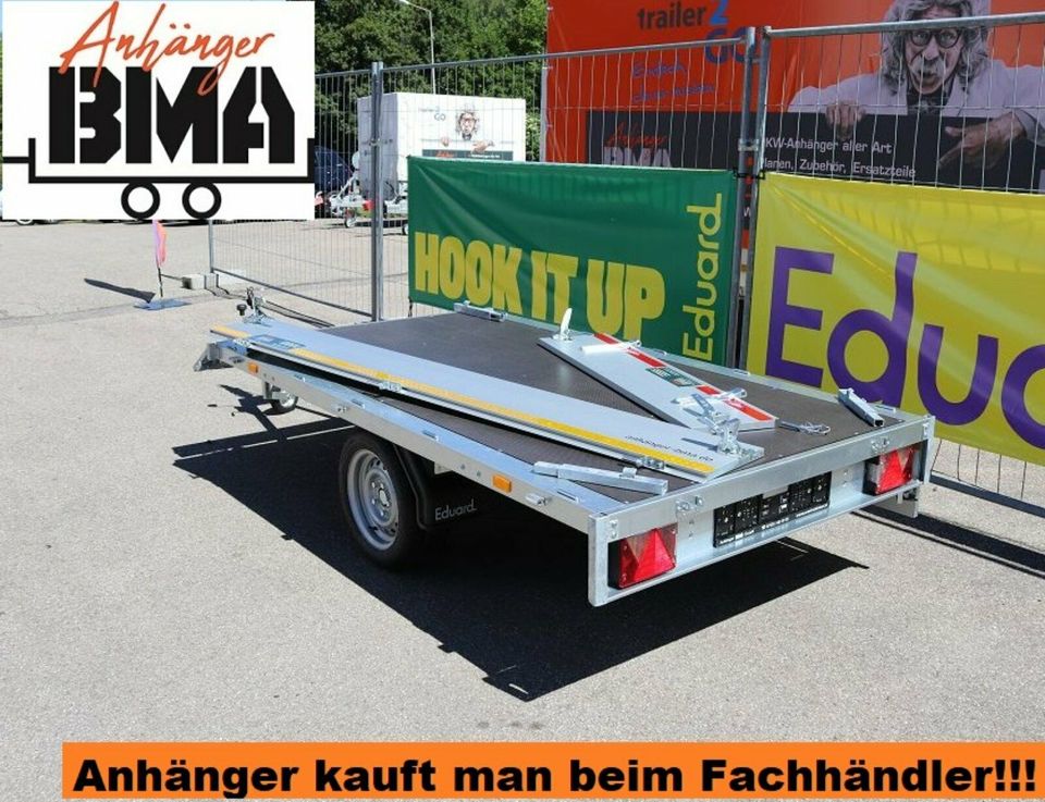 EDUARD Anhänger Hochlader 250x145x30 750kg ALUBORDWÄNDE NEU in Mühlhausen im Täle