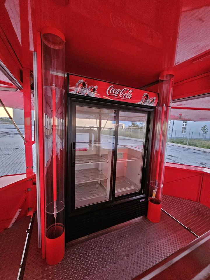 Roka XXL Coca-Cola  Bierwagen mieten zu vermieten Ausschankwagen Getränkewagen Cocktail wagen / Mobile Cocktailbarwagen mieten zu vermieten in Groß-Gerau