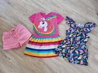 Set Mädchen Gr. 122, Jeans-Shorts, Kleid, Jumpsuit Sachsen - Heidenau Vorschau