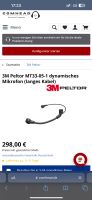 3M Peltor MT33-05-1 dynamisches Mikrofon Comtac XPI Rheinland-Pfalz - Trier Vorschau