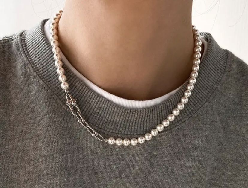 Perlenkette Kette 6cm Perle Halskette in Berlin