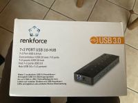 renkforce 7+2 Port USB 3.0 HUB neu ovp Netzteil in der Box Bayern - Lindau Vorschau