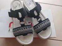 Rieker Sandalen/Pantoletten weiß dunkelblau Strass Perlen,39 Neuw Saarbrücken-Mitte - St Johann Vorschau