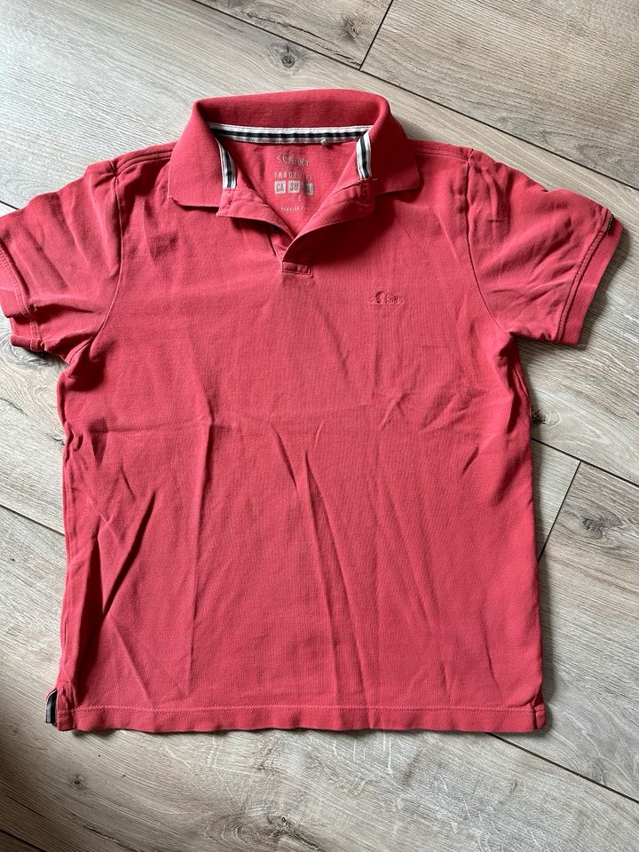 Poloshirt von S.Oliver, rot, Gr. S in Radbruch