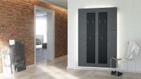 Garderobenpaneel Wandgarderobe Wandpaneel 140 cm - schwarz matt Nordrhein-Westfalen - Bad Oeynhausen Vorschau