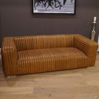 Sofa Ledersofa Designer Sofa Braun Echtleder Nordrhein-Westfalen - Enger Vorschau