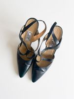 Vintage versage heels pumps highheels schwarz leder gucci Niedersachsen - Lüneburg Vorschau