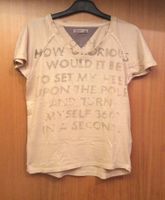 Tommy Hilfiger T-Shirt Shirt Creme Beige Weite Ärmel Gr. S Baden-Württemberg - Mannheim Vorschau