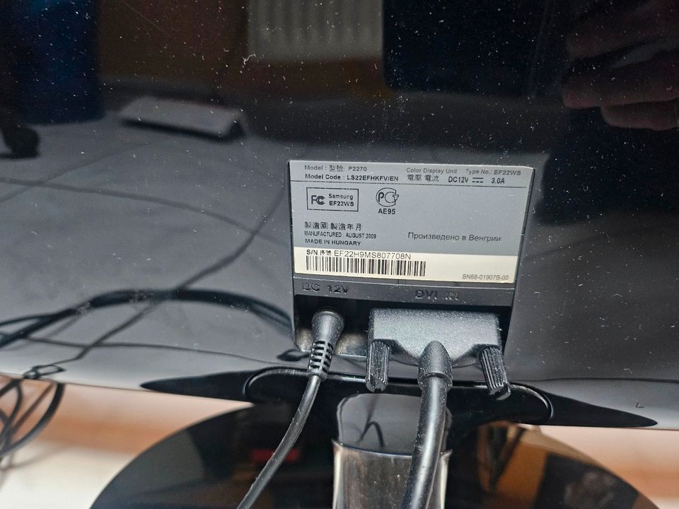 Samsung Monitor PC Modell 2270HD Sync Master+ Logitech Tastatur in Brühl