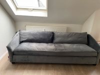Couch Sofa Samt grau gebraucht Wuppertal - Cronenberg Vorschau