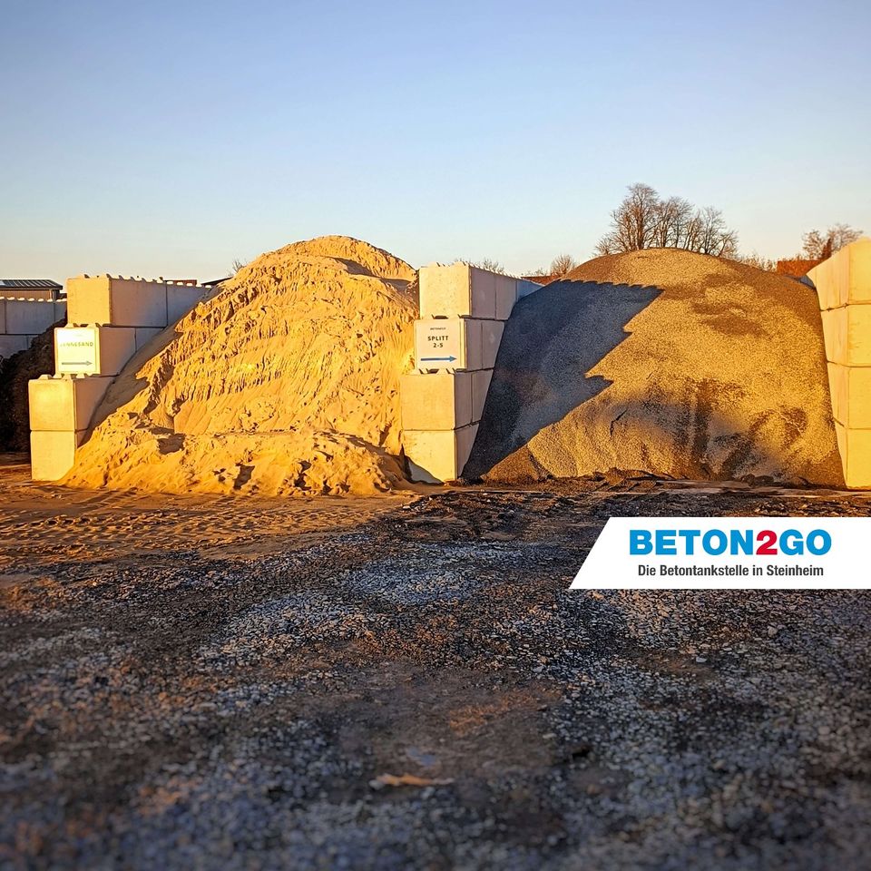 Firmenführung Besichtigung Beton2Go Betontankstelle in Steinheim