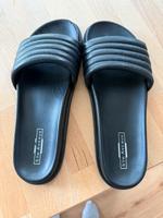 Schwarze Leder Sandalen 2 mal getragen 5 th Avenue Größe 40 Bayern - Willmering Vorschau