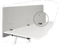 Schreibtischaufsatz Sichtschutz Trennwand - FLEXMIUT D | 180 cm Krummhörn - Greetsiel Vorschau