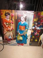 Leinwand Bild Geisha Japan 2 x Holz Gemälde Japanerin 40 x 60 Bayern - Straubing Vorschau