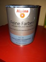 Alpina Feine Farbe "Quelle der Gelehrten" -mittelblau Lack - Rest Sachsen - Limbach-Oberfrohna Vorschau