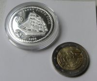 2 Euro Gedenkmünze Erasmus (D) & Medaille Gorch Fock Essen - Altenessen Vorschau