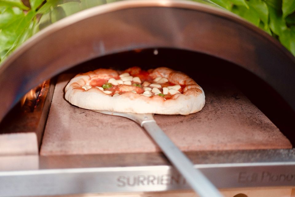 Edil Forni Surriento Pizzaofen + Biscotto, 550°C  +  Schutzhülle in Karlsruhe